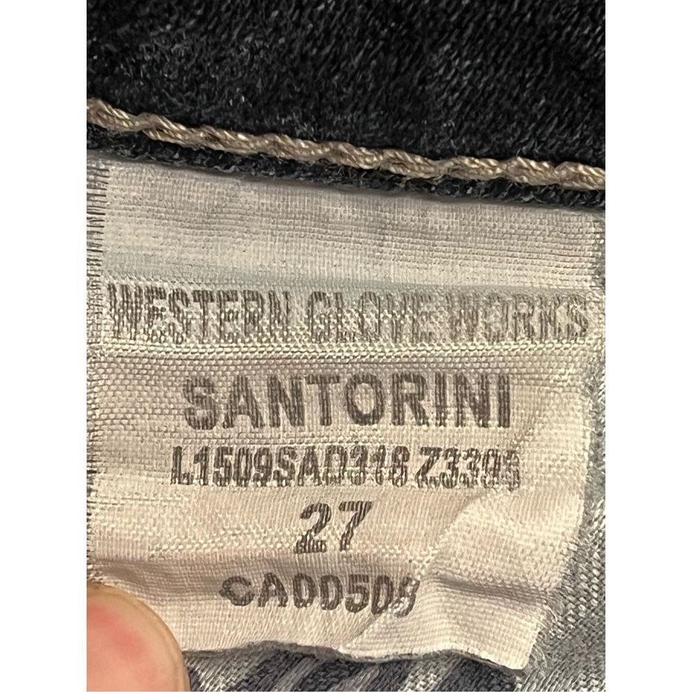 Silver Jeans Womens Santorini Dark Wash Denim Size 27 Straight Fit Cropped (3019 - Picture 7 of 8